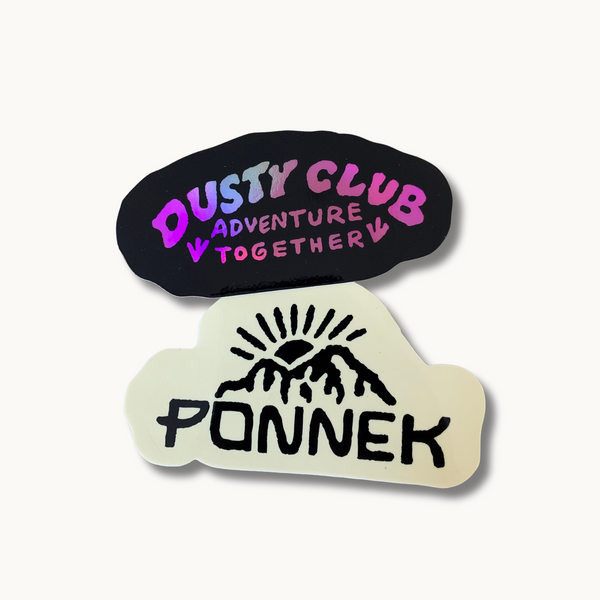 Dusty Club | Ponnek Stickers (2 pack)